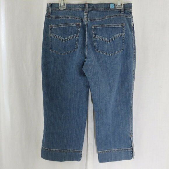 Fresh Produce Denim Blue Jeans Cropped Capris 8 - Picture 1 of 8
